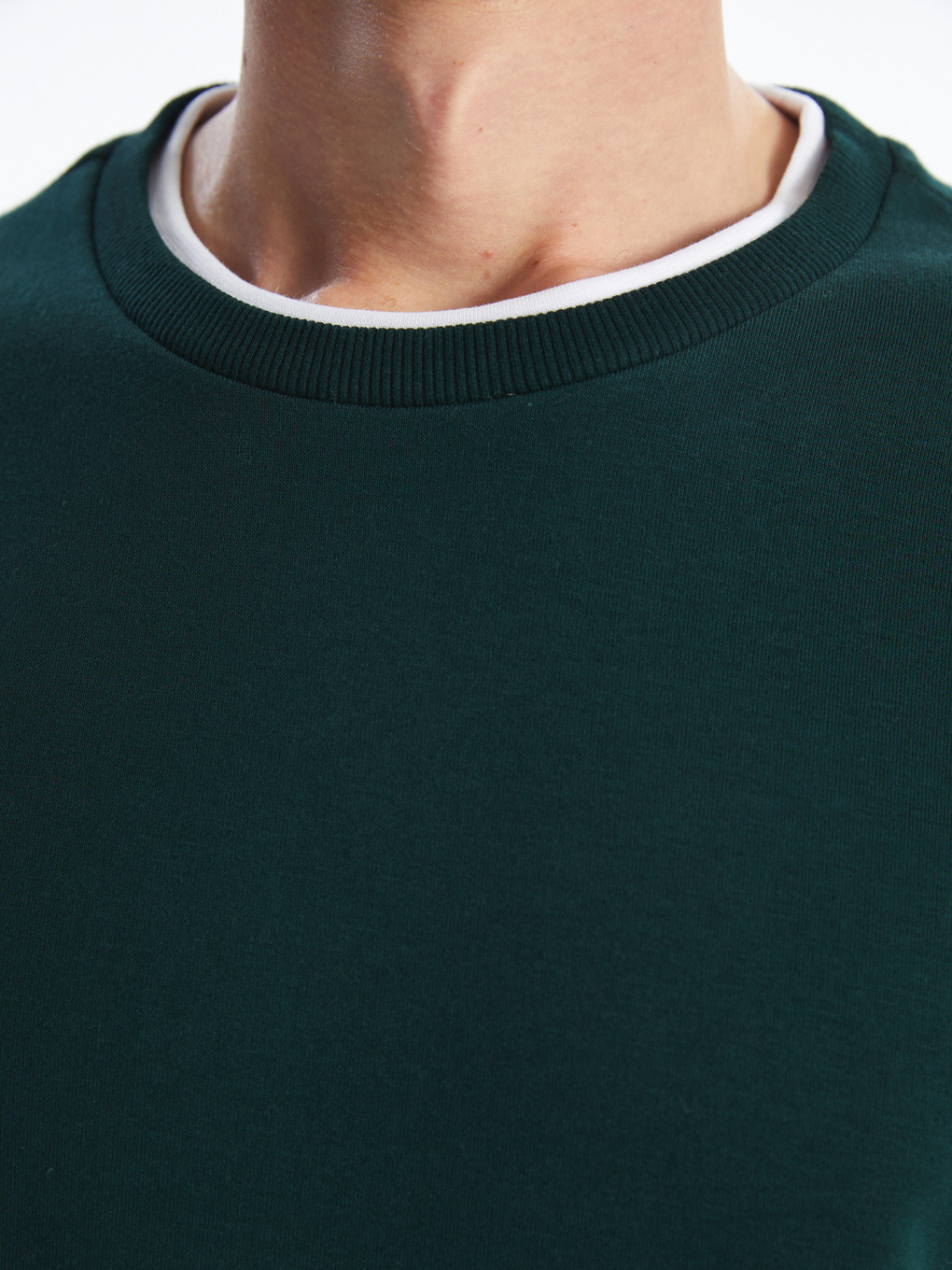 Sweat-shirt Épais À Manches Longues Pour Hommes Avec Col Rond-2