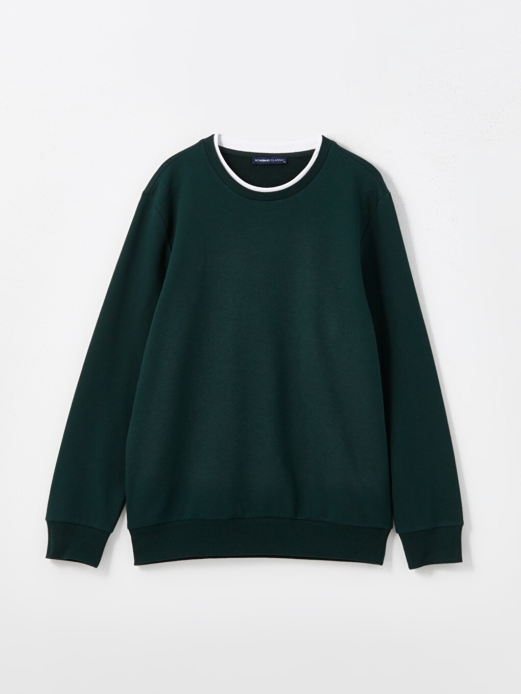 Sweat-shirt Épais À Manches Longues Pour Hommes Avec Col Rond-4