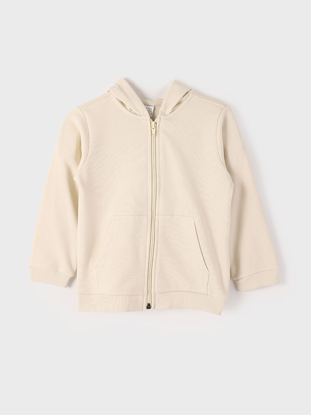 Hooded Basic Baby Boys' Zip-Up Sweatshirt