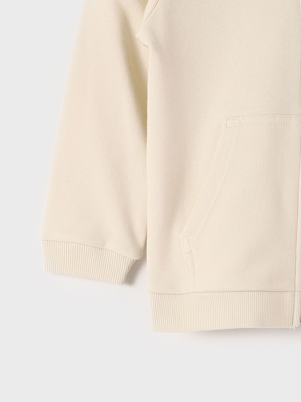 Hooded Basic Baby Boys' Zip-Up Sweatshirt-2