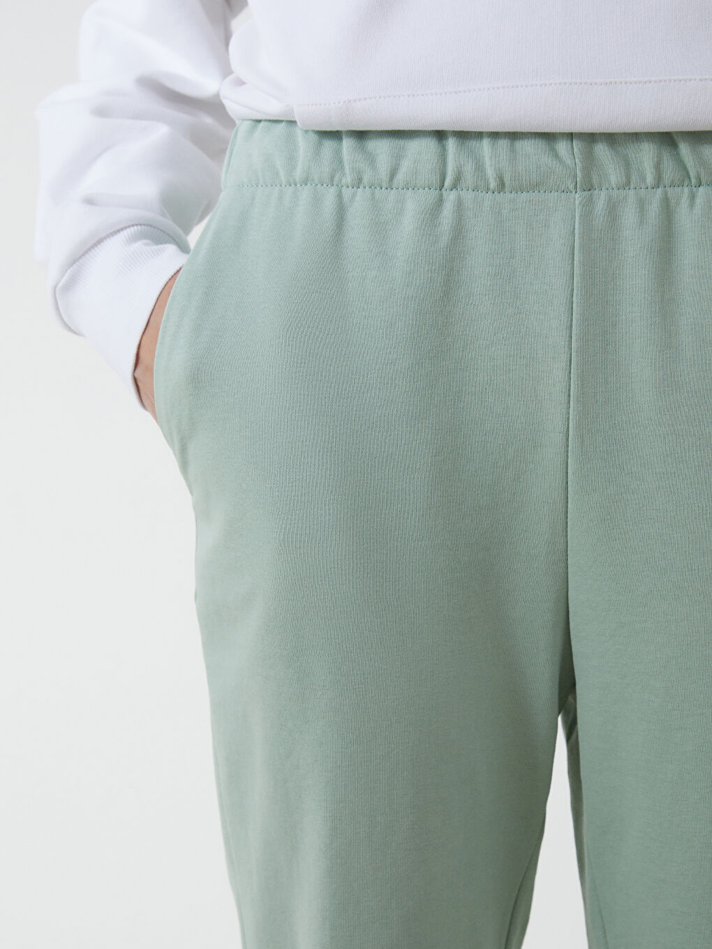 LCW Vision Elasticated Waist Women's Jogger Sweatpants -W4GT73Z8-FKS