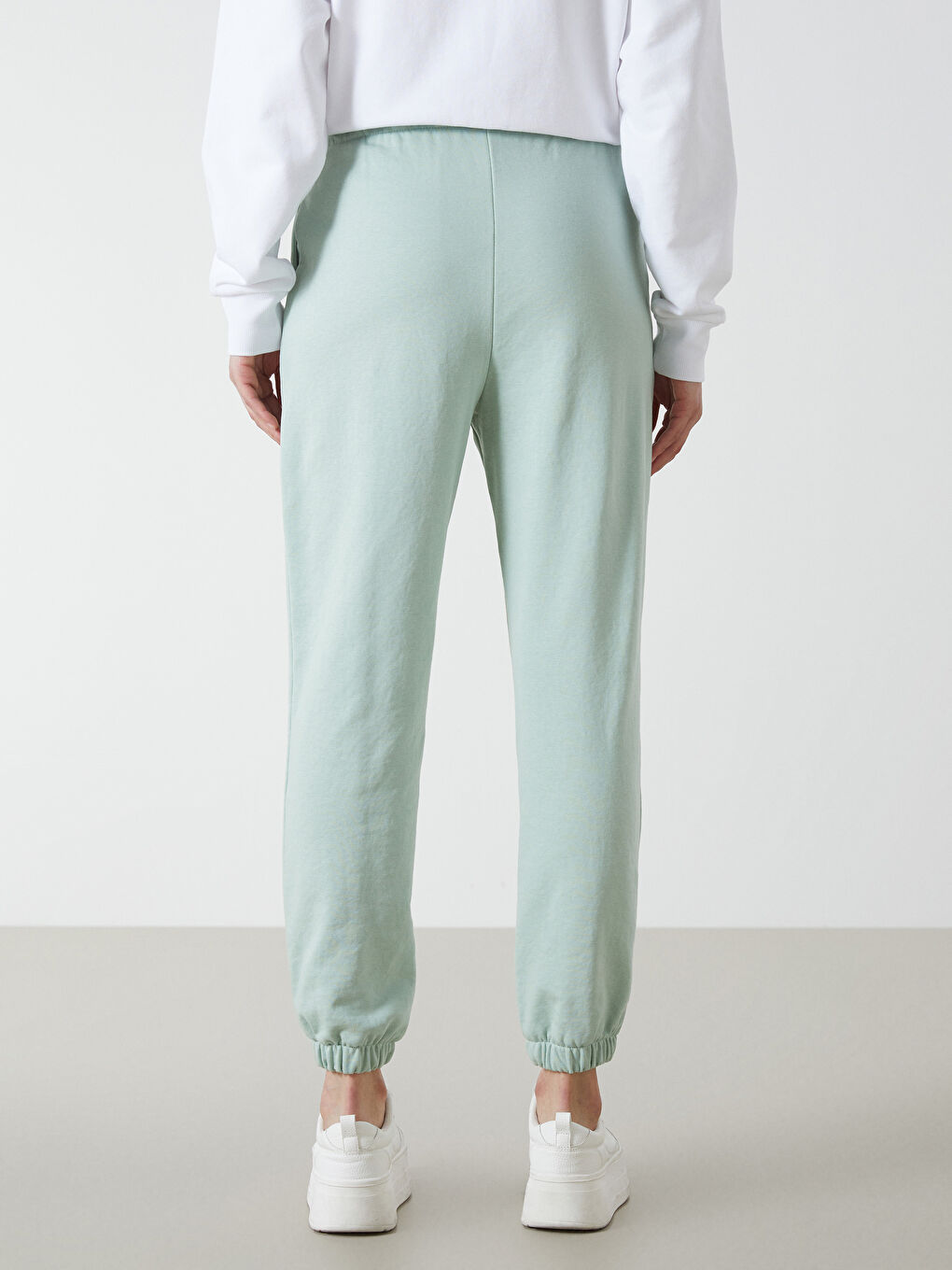 LCW Vision Elasticated Waist Women's Jogger Sweatpants -W4GT73Z8-FKS