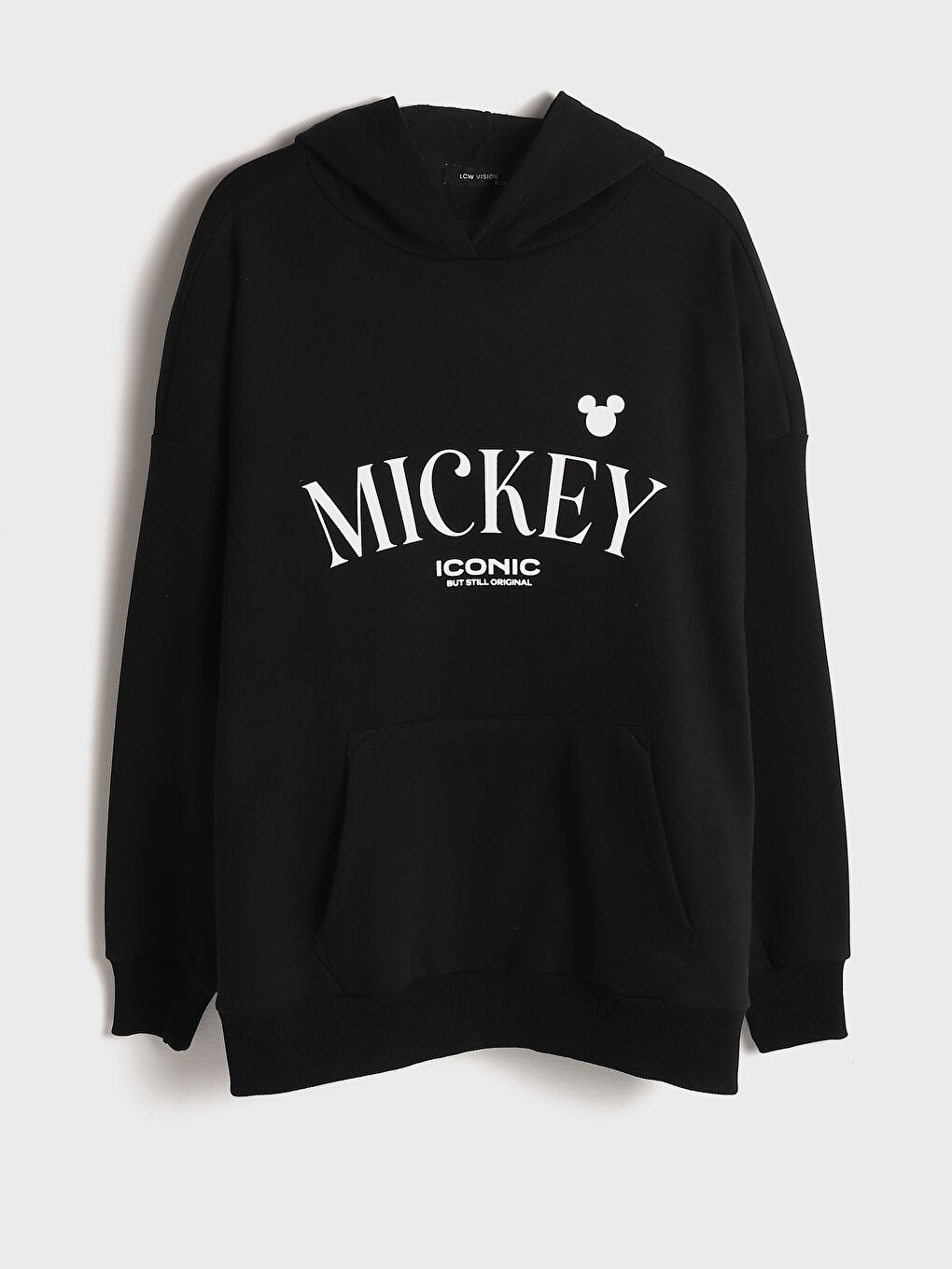 Hooded Mickey Mouse Printed Women's Sweatshirt