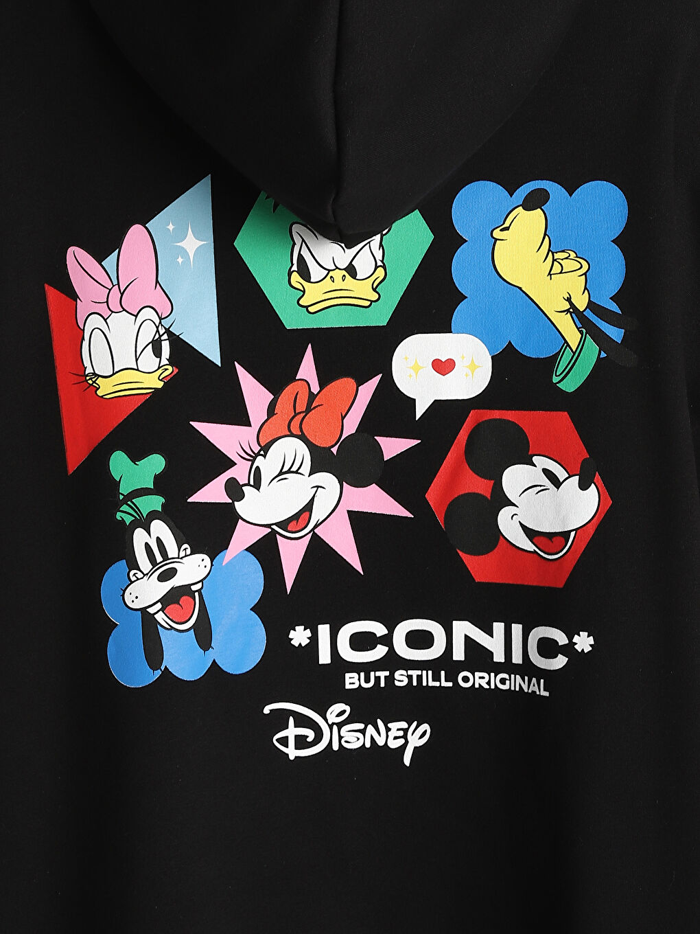 Hooded Mickey Mouse Printed Women's Sweatshirt-2
