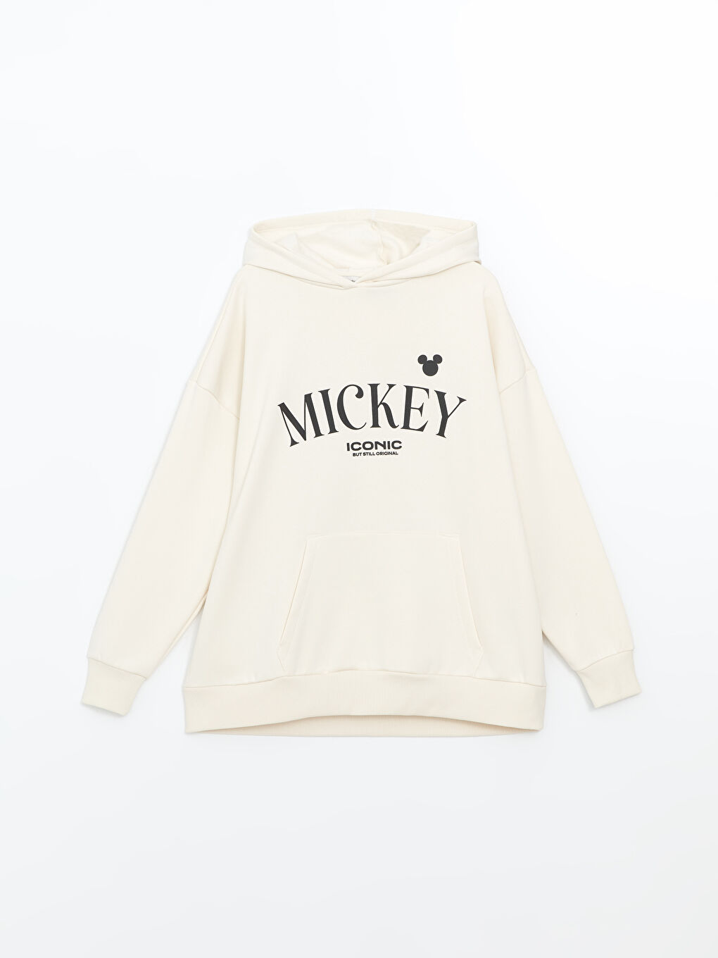 LCW Vision Hooded Mickey Mouse Printed Women's Sweatshirt -W4GU07Z8-FEW