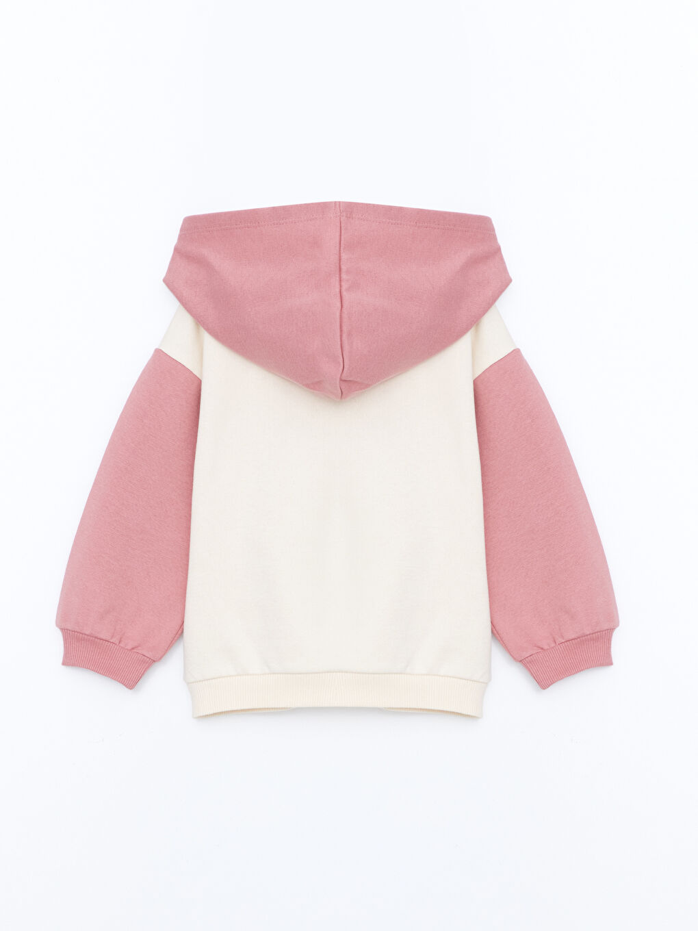 Ekru Minnie Mouse Baskılı Kalın Kız Çocuk Sweatshirt-1