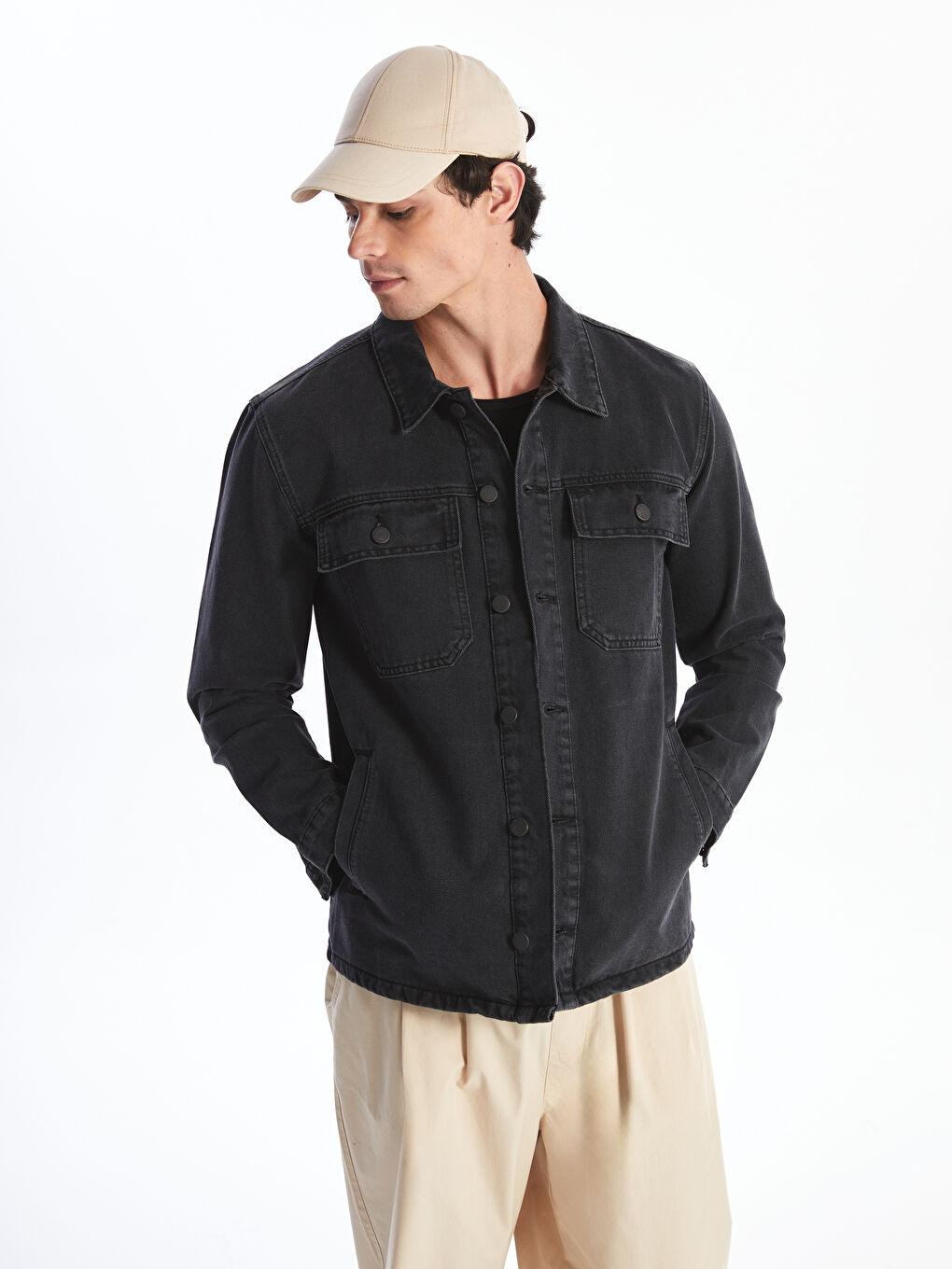 Veste en jean pour Hommes Coupe régulière