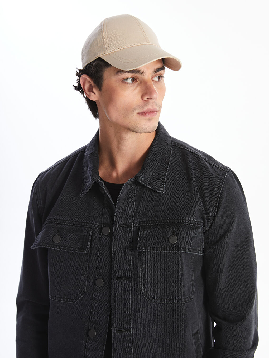 Veste en jean pour Hommes Coupe régulière-1