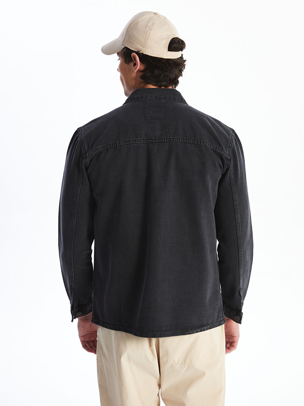 Veste en jean pour Hommes Coupe régulière-4