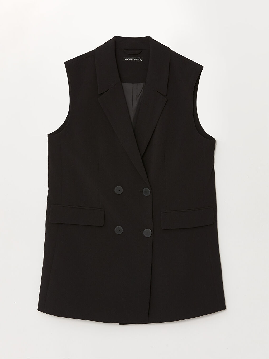 Double Breasted Women's Classic Vest-4