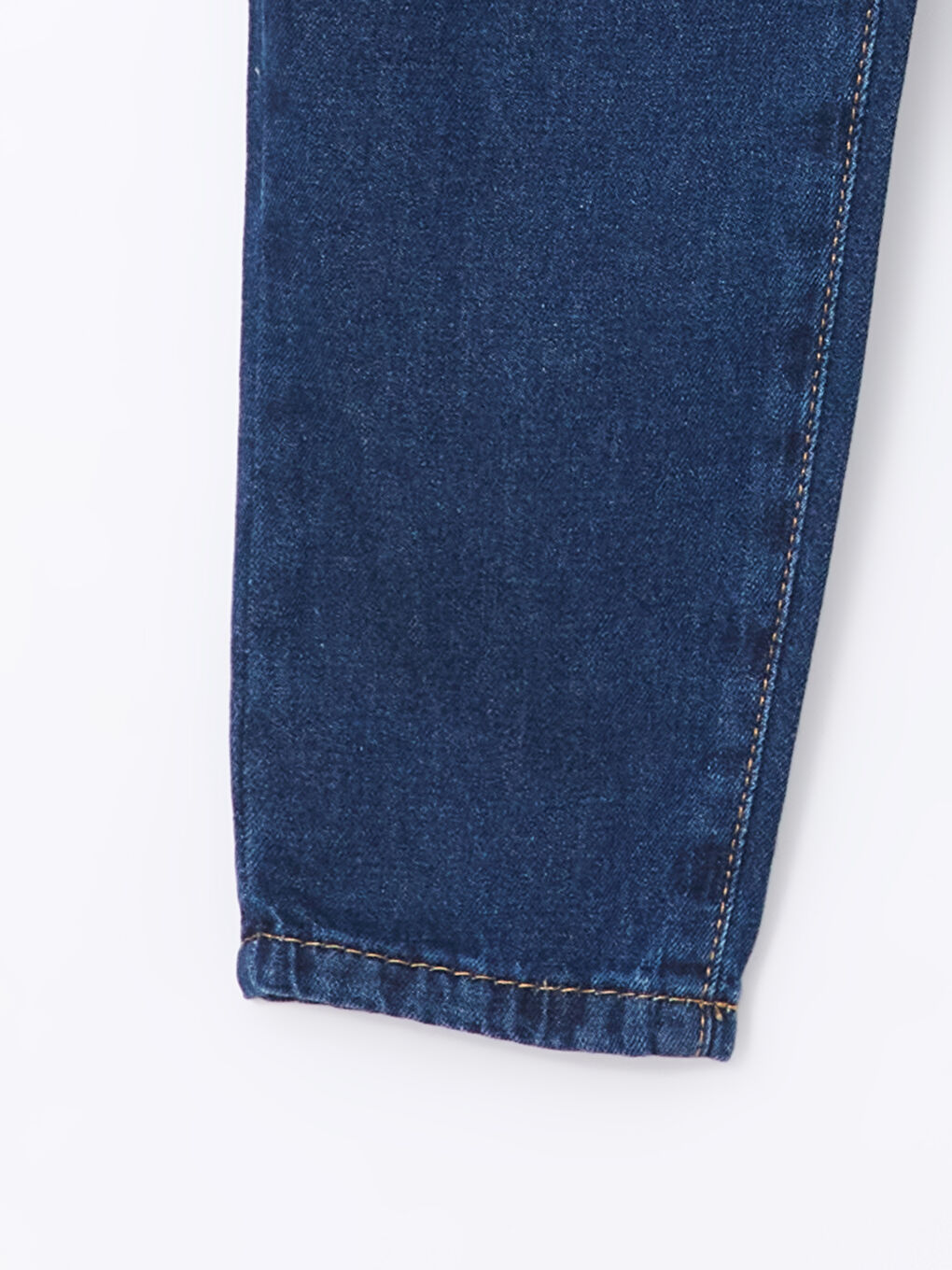 LCW ECO Koyu Rodeo Beli Lastikli Kız Çocuk Jean Pantolon - 1