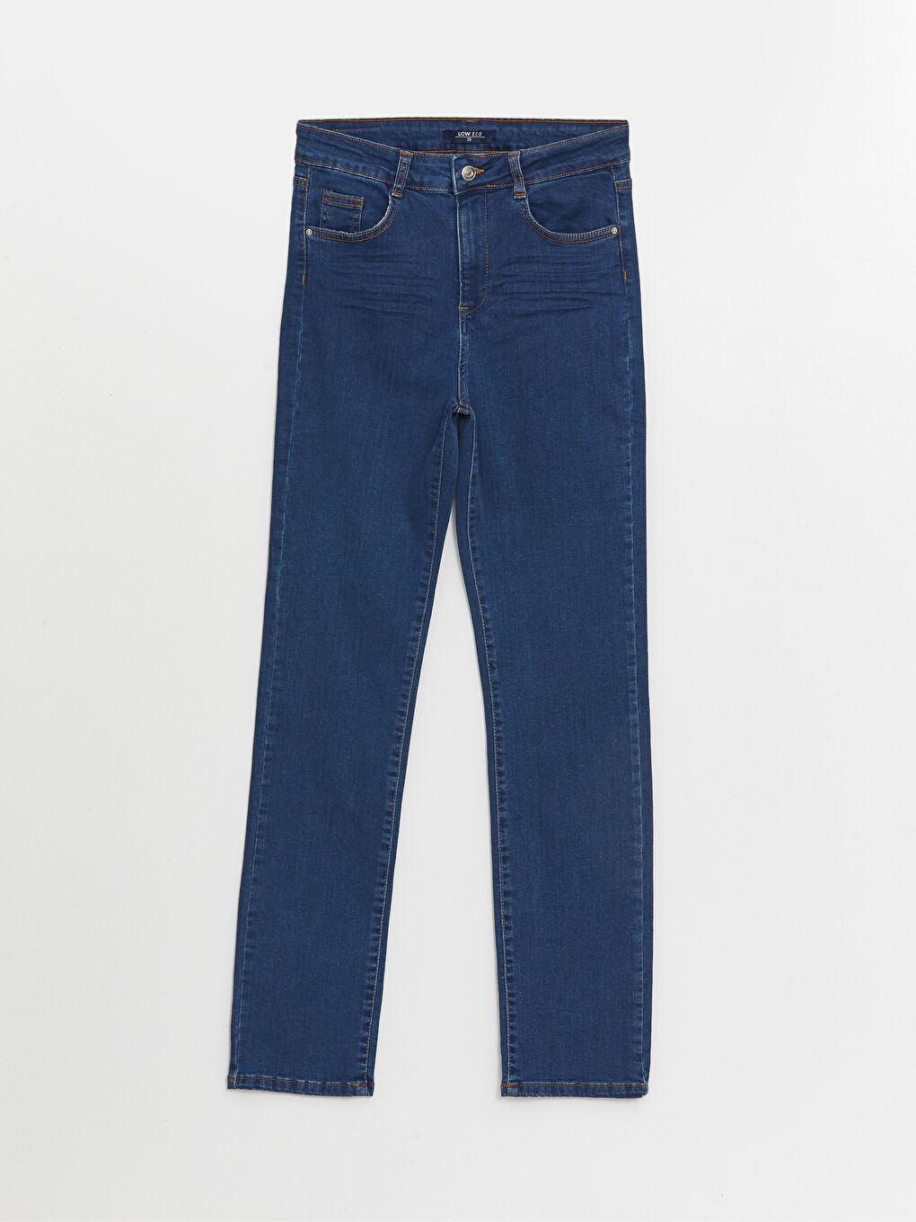 LCW ECO Orta İndigo Rodeo Jüpiter Süper Skinny Fit Kadın Jean Pantolon - 4