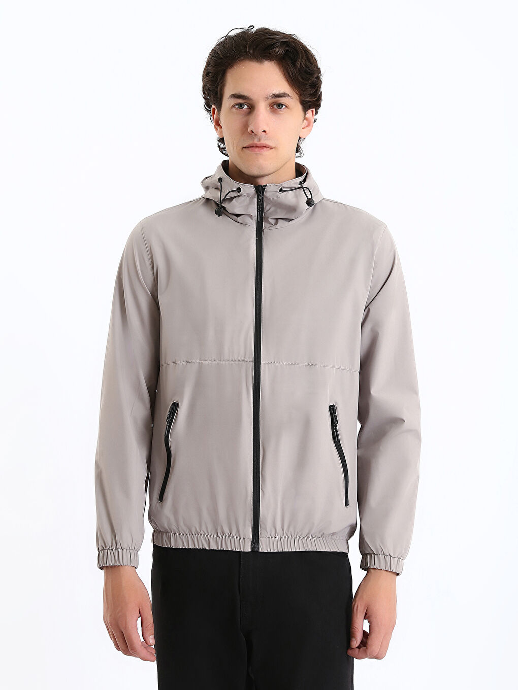 Standard Fit Hooded Men's Coat