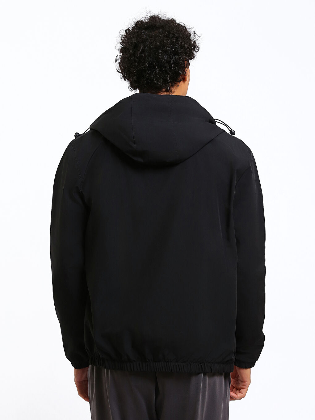 Standard Fit Hooded Men's Coat-4