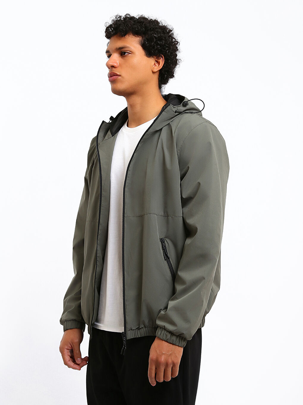 بالطو للرجال بفتحة عادية بكابوش-3