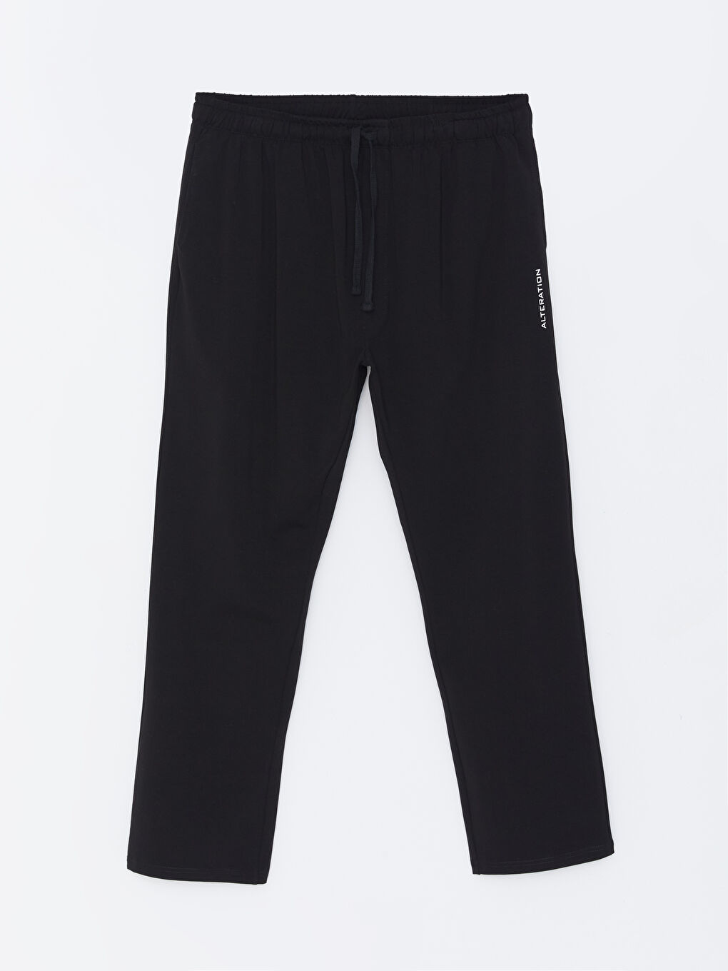 Siyah Standart Kalıp Erkek Pijama Alt-4