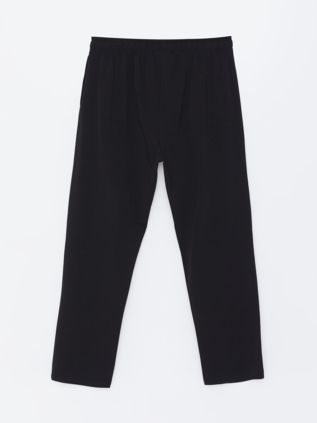 Siyah Standart Kalıp Erkek Pijama Alt-5