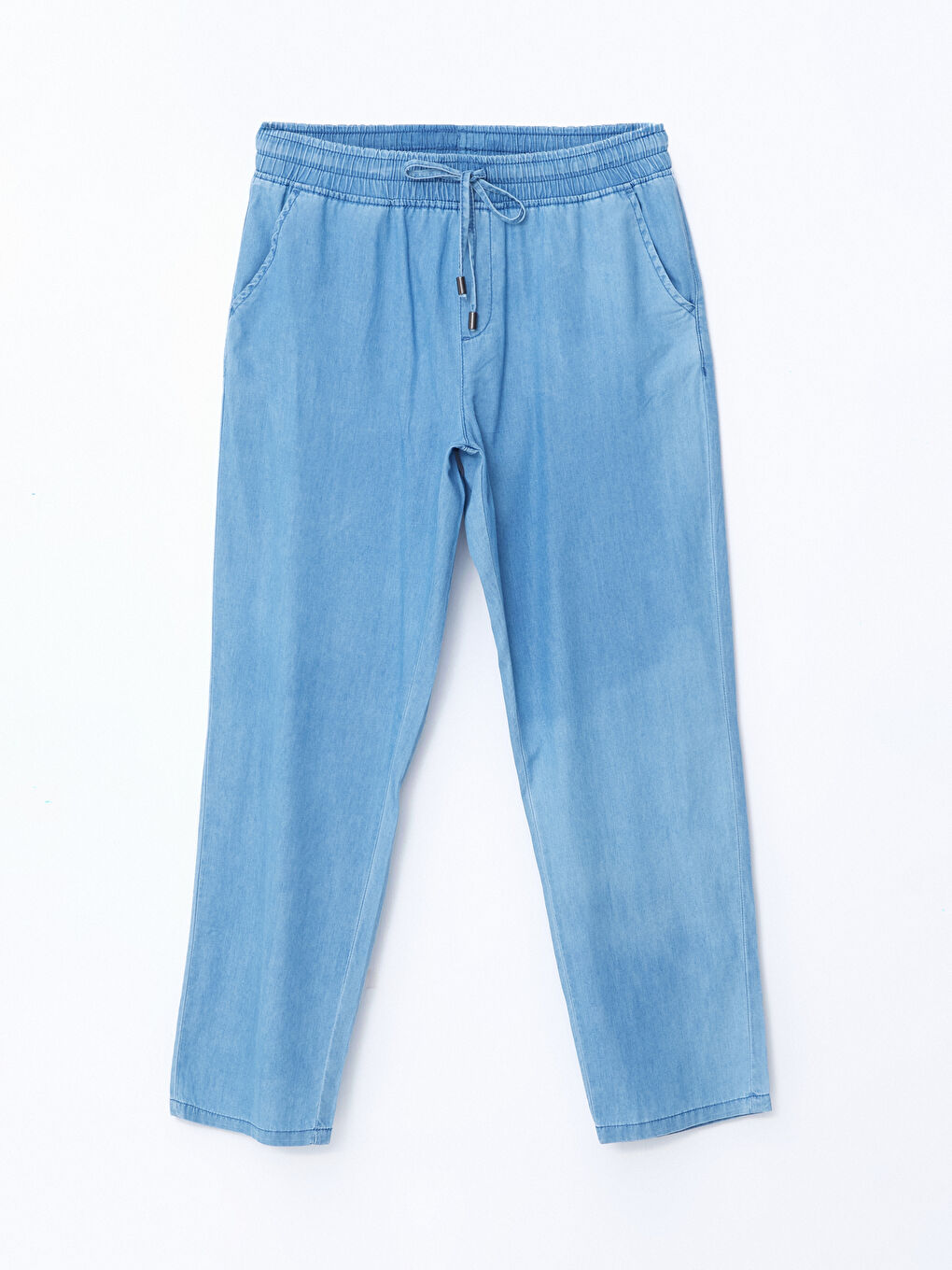 Jean Slim à Taille Élastiquée pour Femmes-4