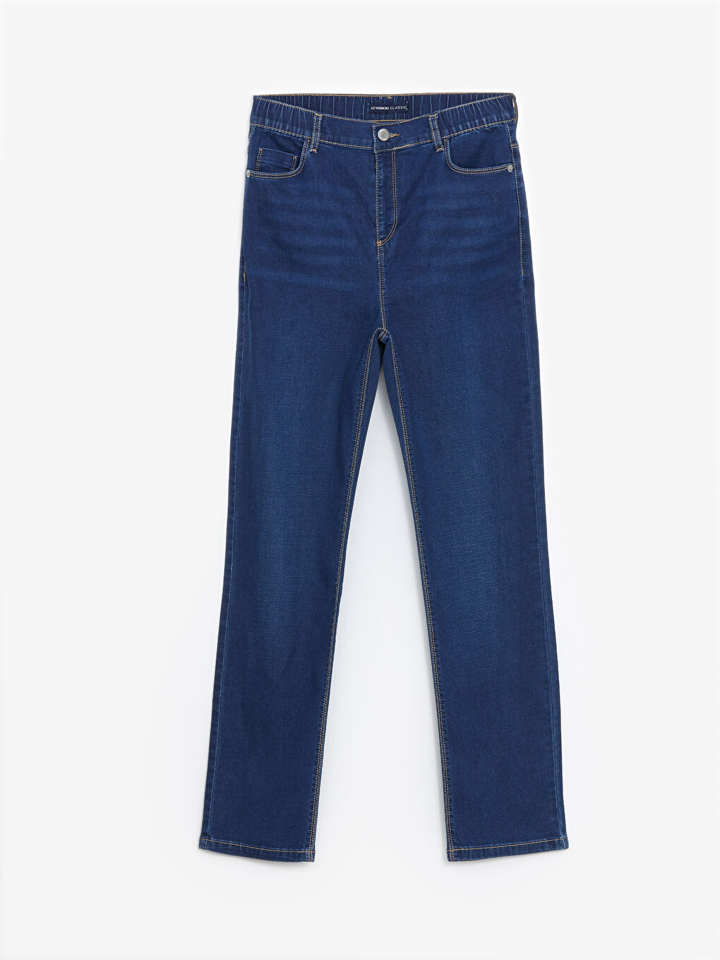 Elasticated Waist Slim Fit Women's Jeans -W4H017Z8-H45