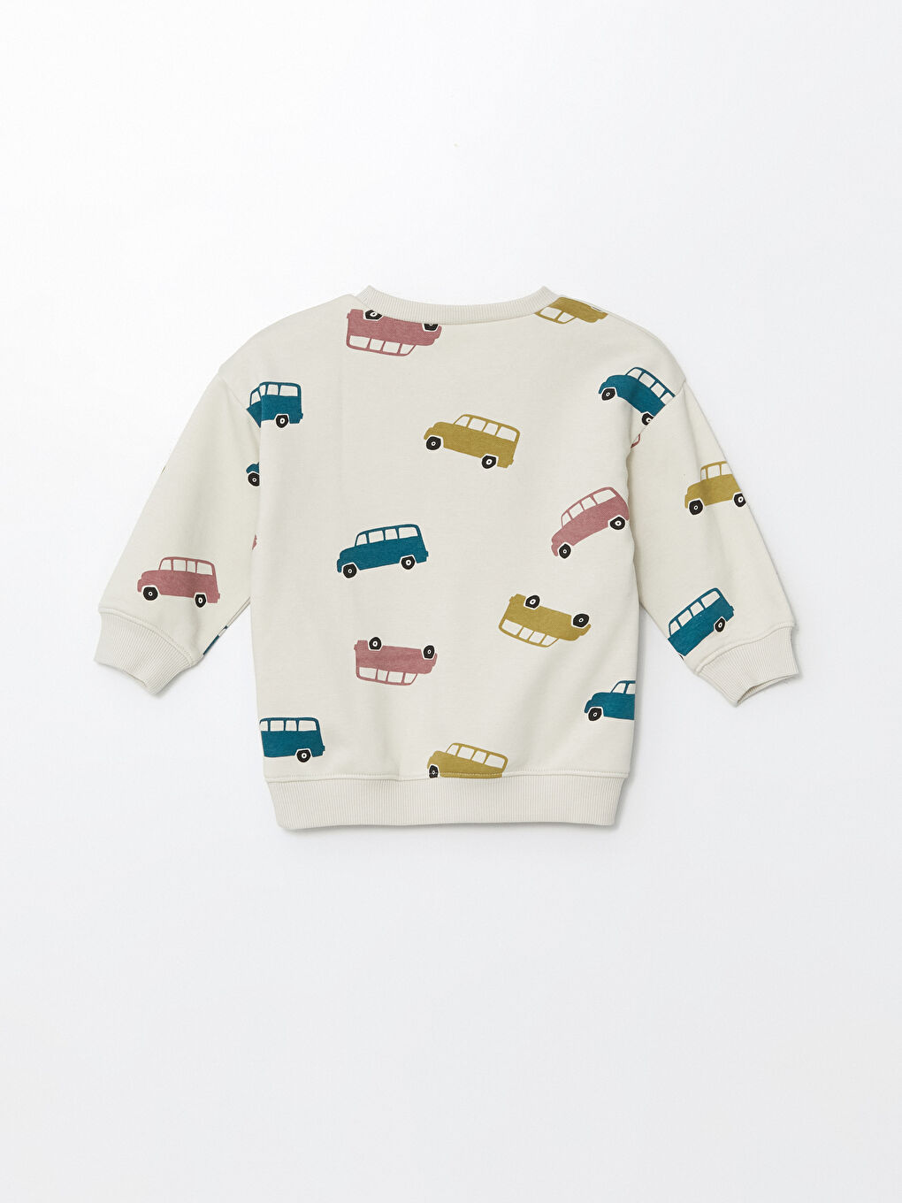 LCW Kids Crew Neck Printed Thick Boys' Sweatshirt -W4H121Z1-LRV
