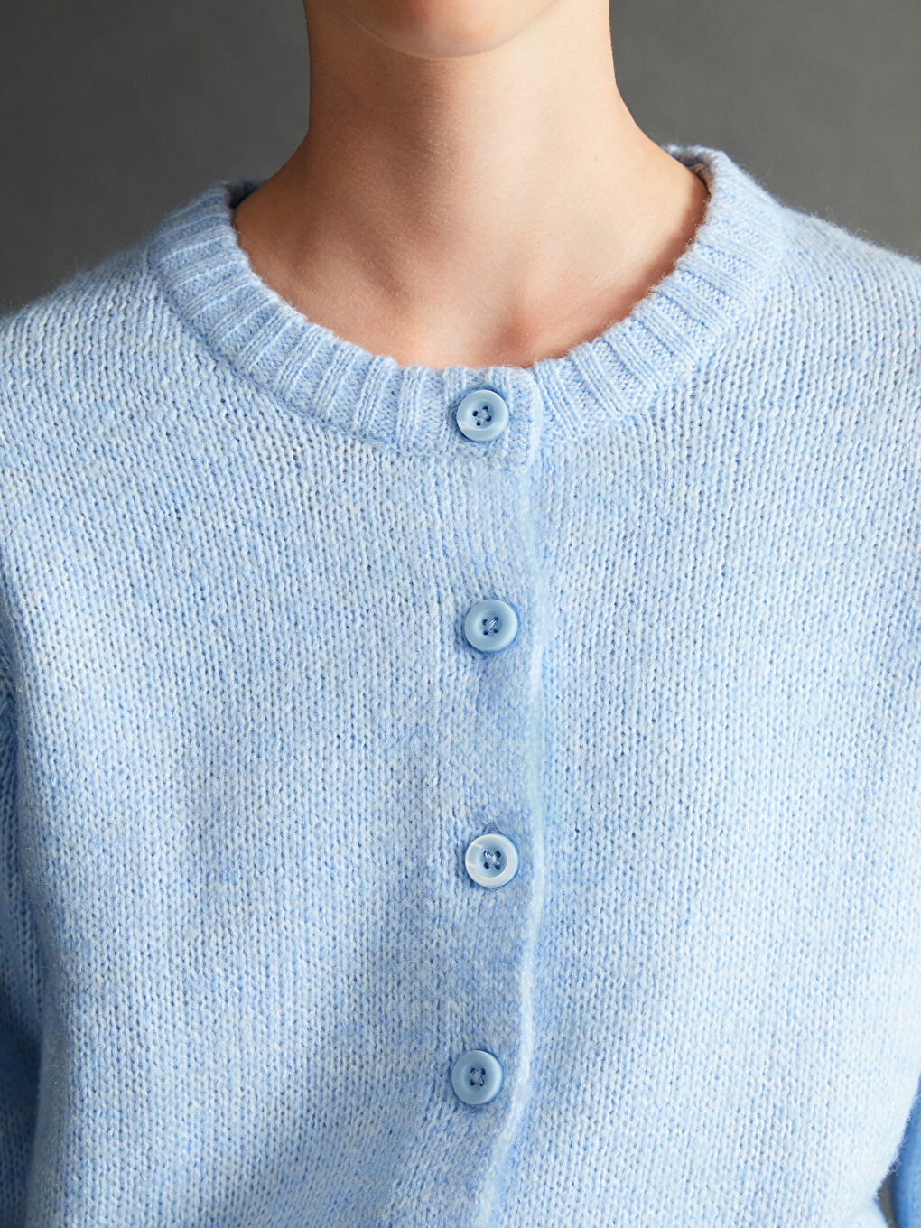 XSIDE Crew Neck Women's Knitwear Cardigan -W4H203Z8-VYD