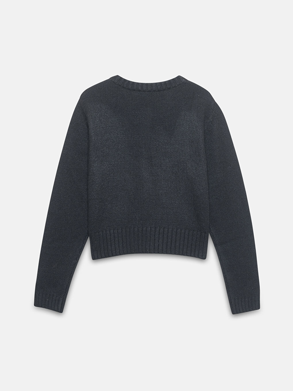 Жіночий трикотажний кардиган з круглим вирізом-5