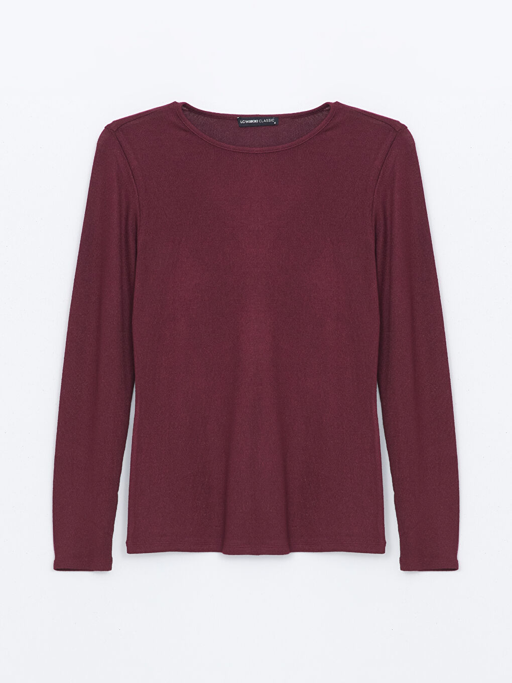 Tricou cu Guler Rotund pentru Femei-4