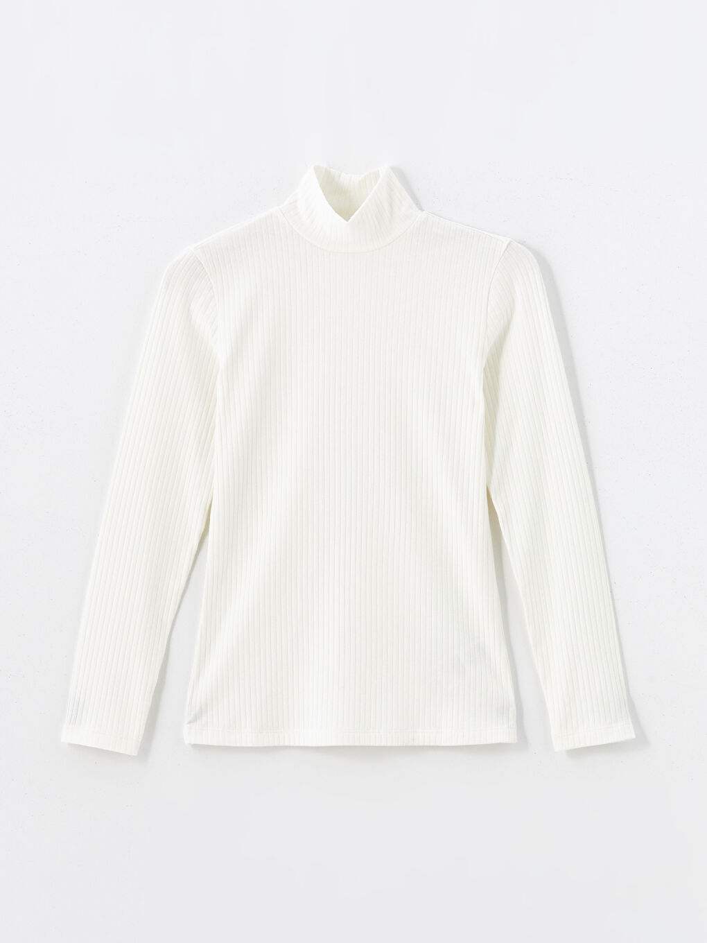 LCWAIKIKI Classic Half Turtleneck Textured Women's Bodysuit -W4H217Z8-R9J
