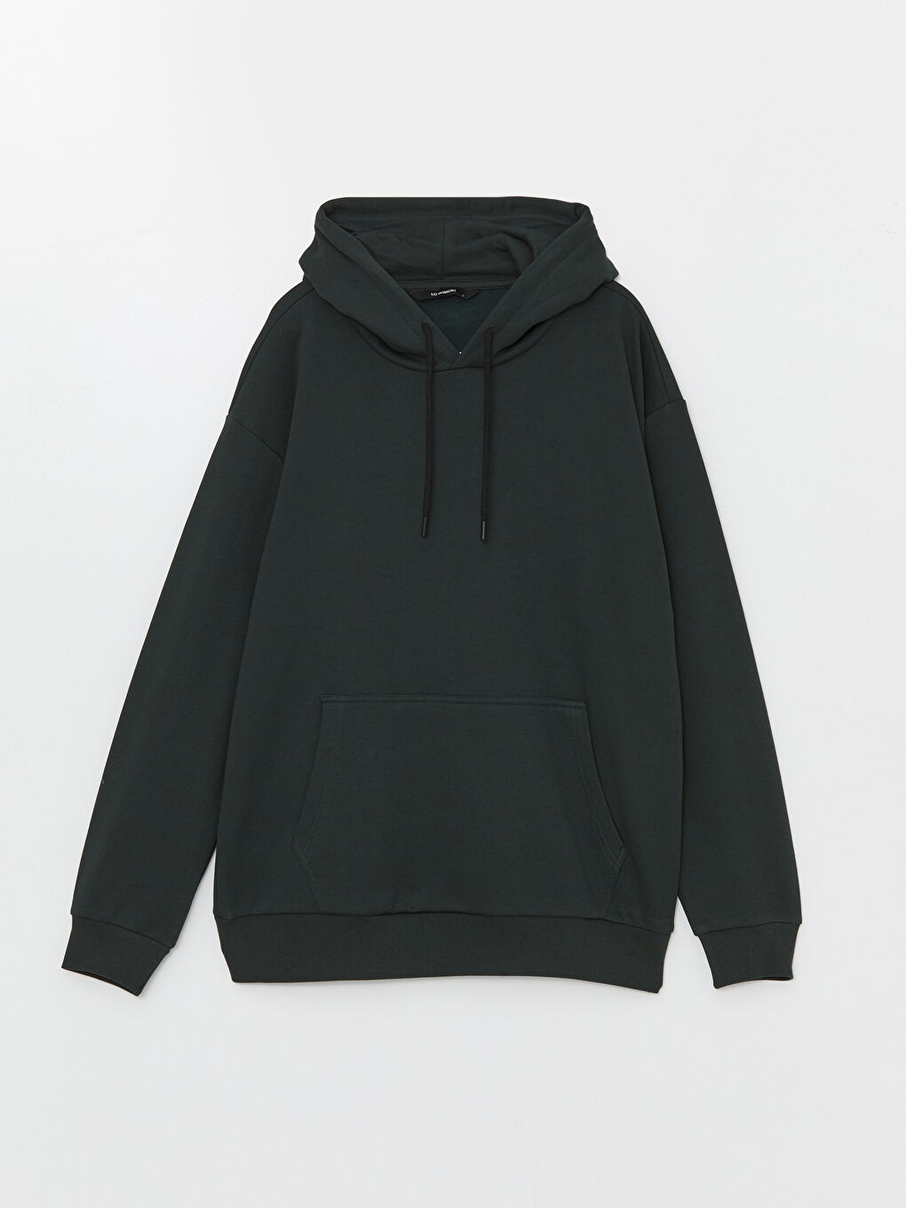 LC WAIKIKI Koyu Yeşil Uzun Kollu Erkek Hoodie - 4