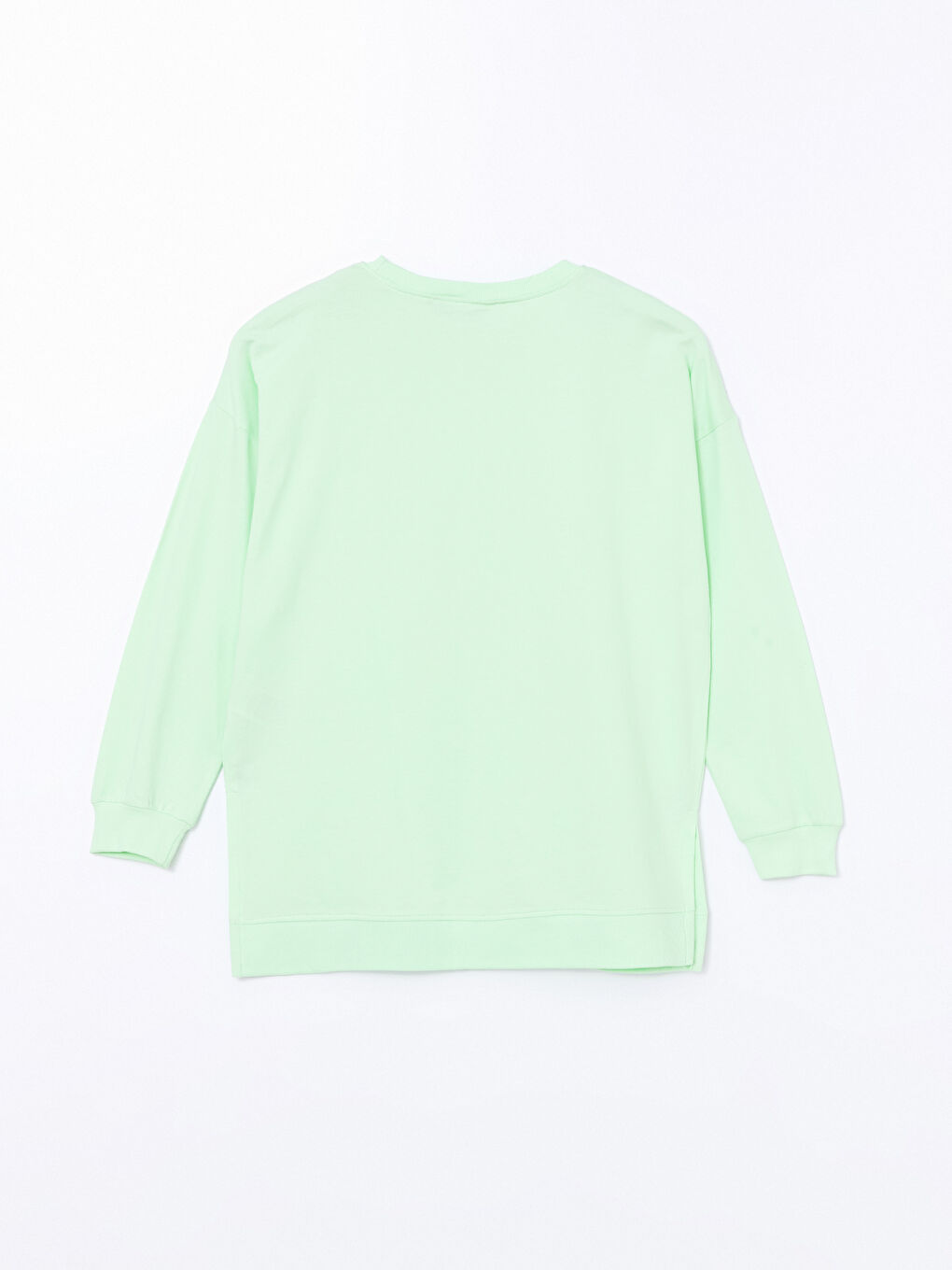 Crew Neck Oversize Women's Sweatshirt Tunic-5