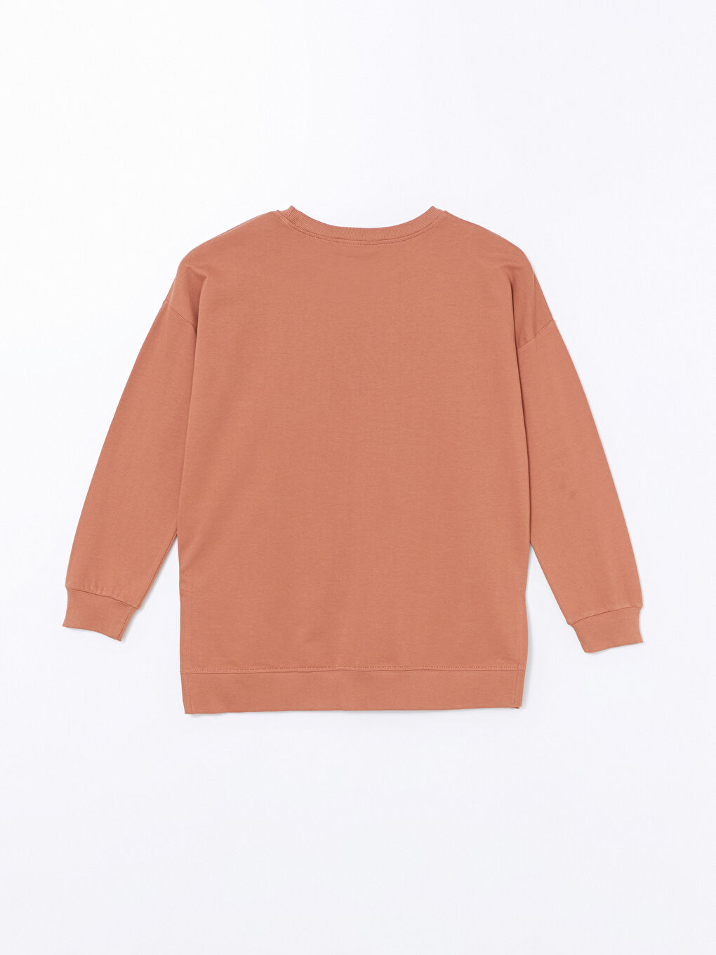 Crew Neck Oversize Women's Sweatshirt Tunic-5