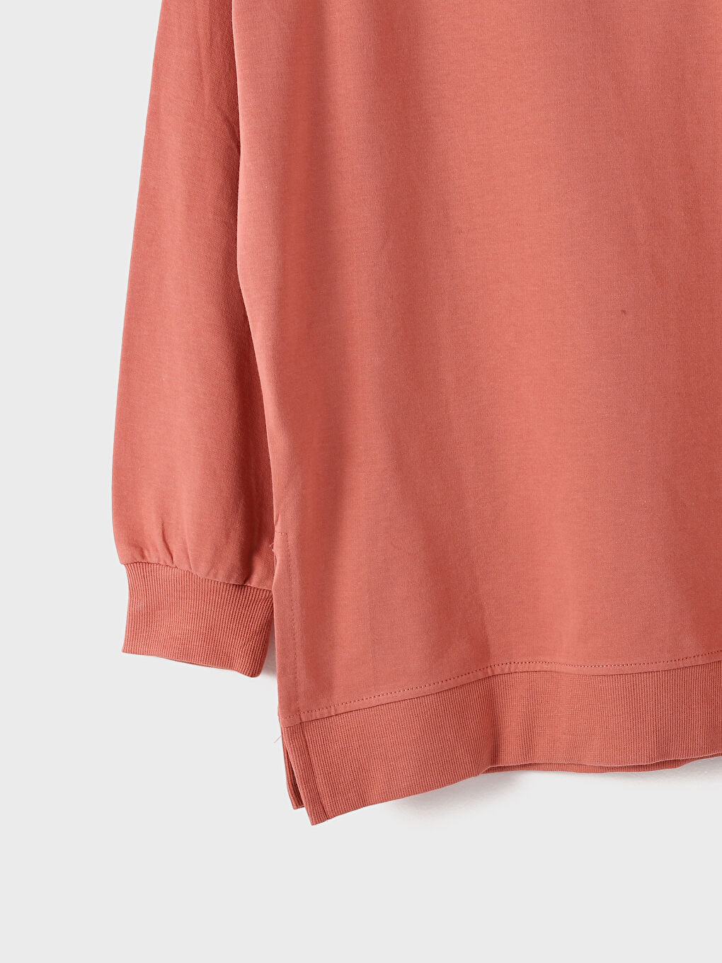 Crew Neck Oversize Women's Sweatshirt Tunic-2