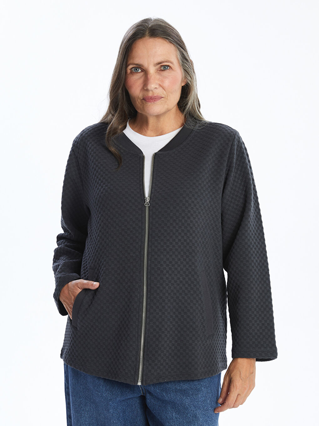 LCW Grace College Collar Embroidered Women's Cardigan -W4H257Z8-R34