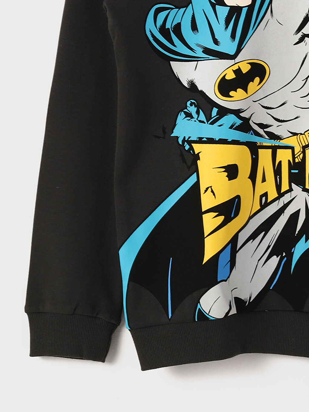 Sweat-shirt Imprimé Batman pour Garçons à Col Rond-2