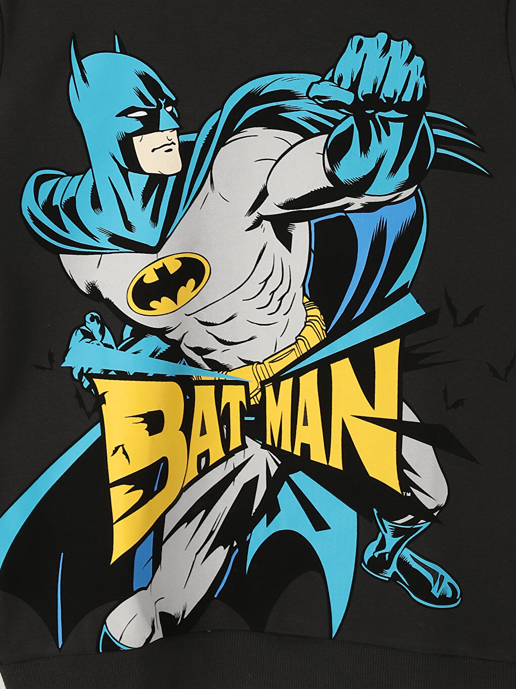 Sweat-shirt Imprimé Batman pour Garçons à Col Rond-3