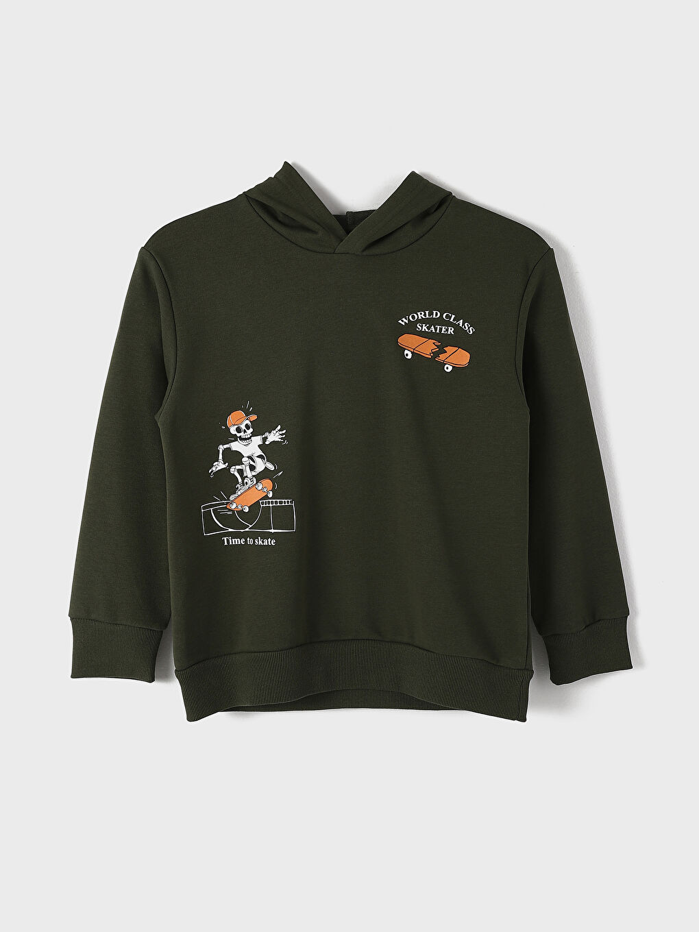 سويت شيرت مطبوع بكابوش للأولاد