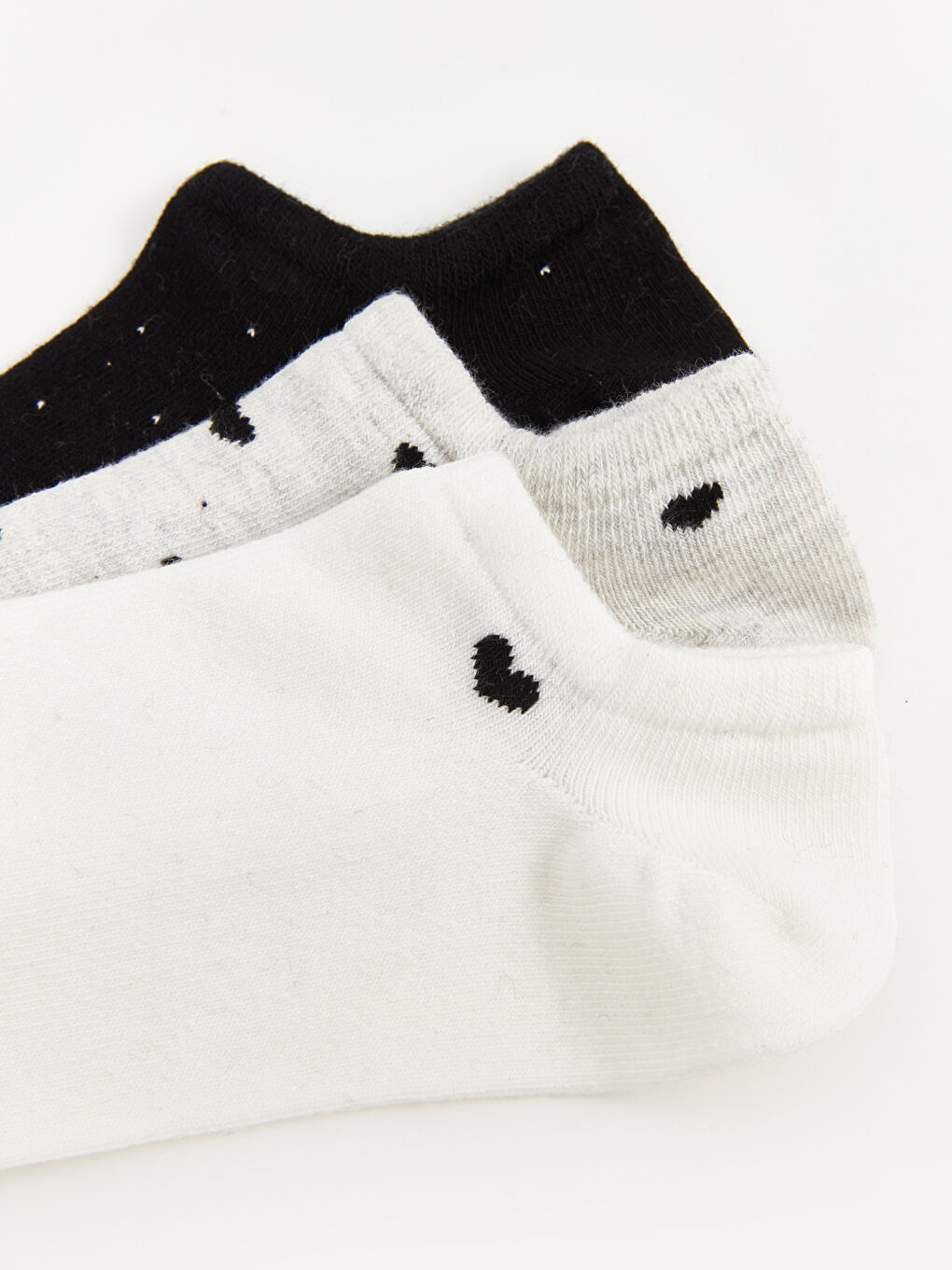 LCW DREAM Patterned Women's Trainer Socks 3-pack -S4NG92Z8-EEW