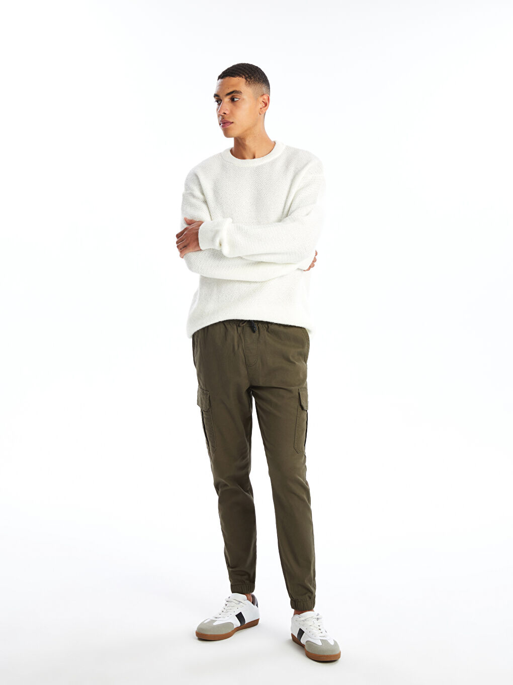 Cargo pantalone standard fit -W4H301Z8-SEM