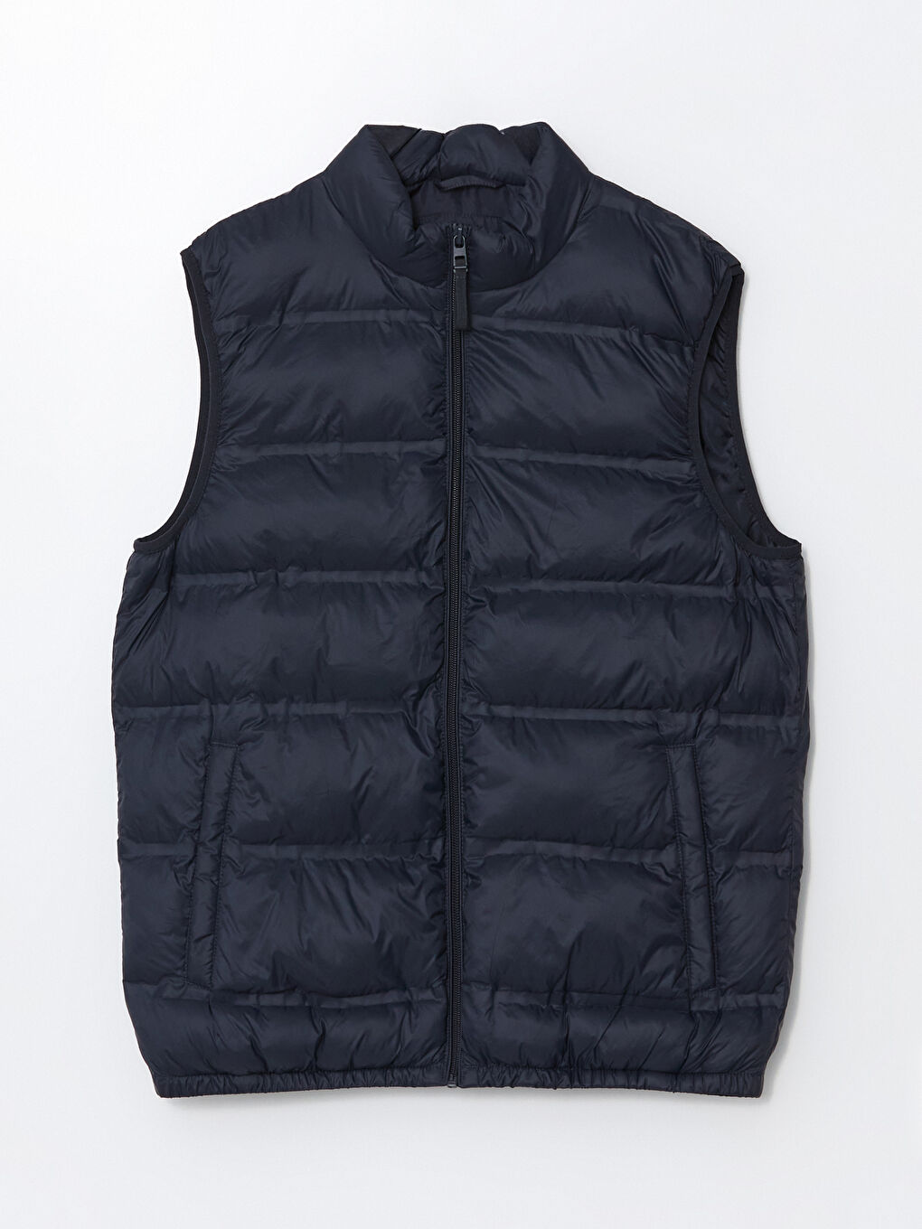 Standard Fit Funnel Neck Men's Puffer Gilet-5