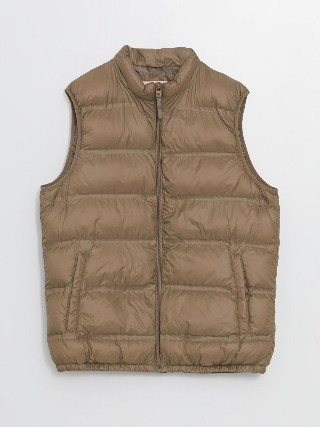 Standard Fit Funnel Neck Men's Puffer Gilet-5