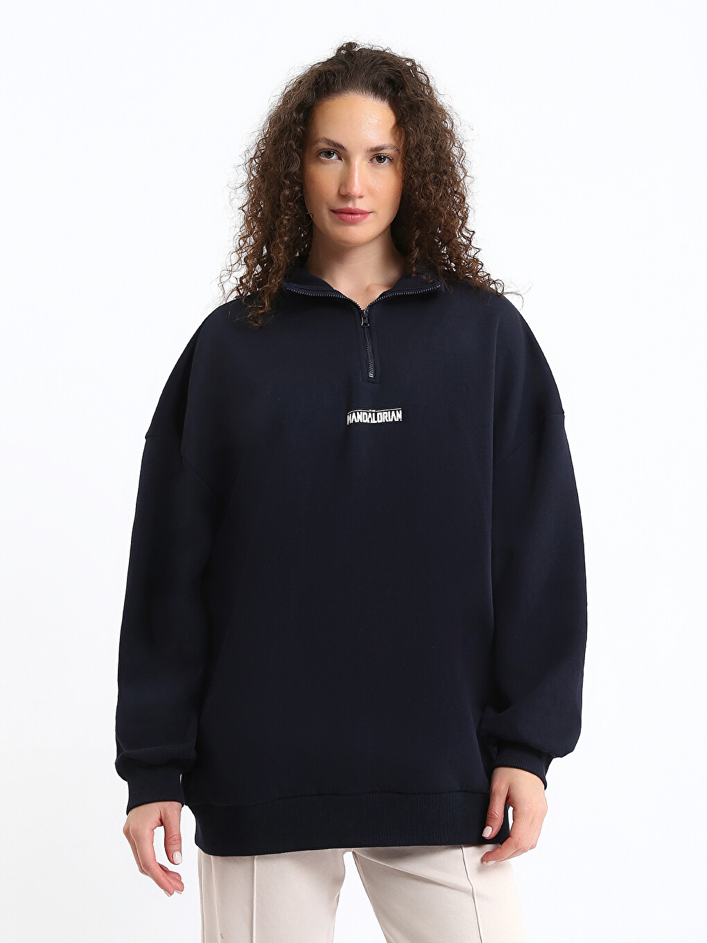 Waikiki★ LCW Vision Funnel Neck Women's Sweatshirt - W4H477Z8-HRZ | LC Waikiki