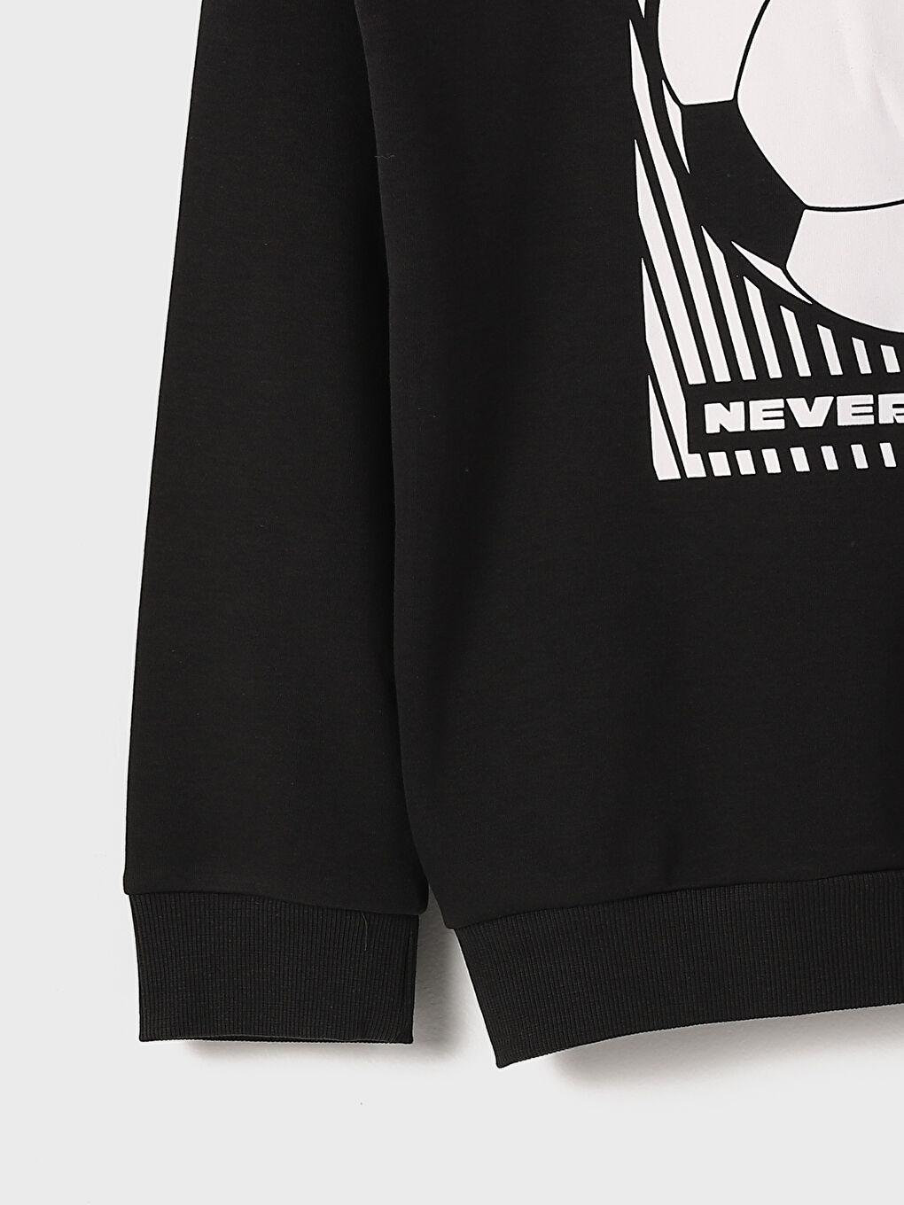 Crew Neck Printed Long Sleeve Boys' T-Shirt-2