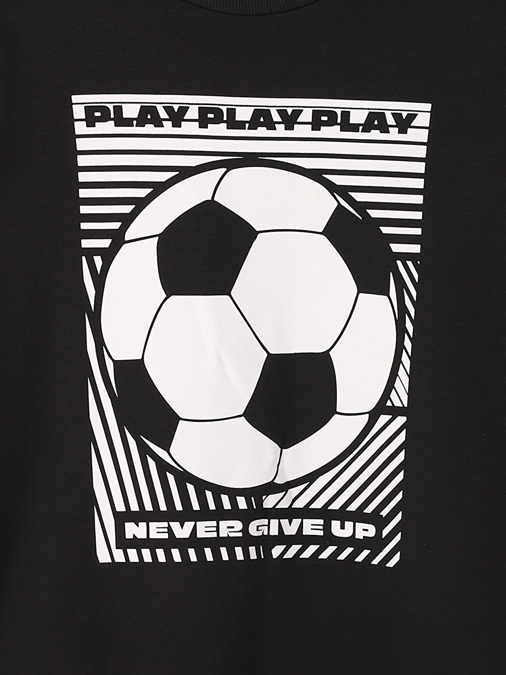 Crew Neck Printed Long Sleeve Boys' T-Shirt-3