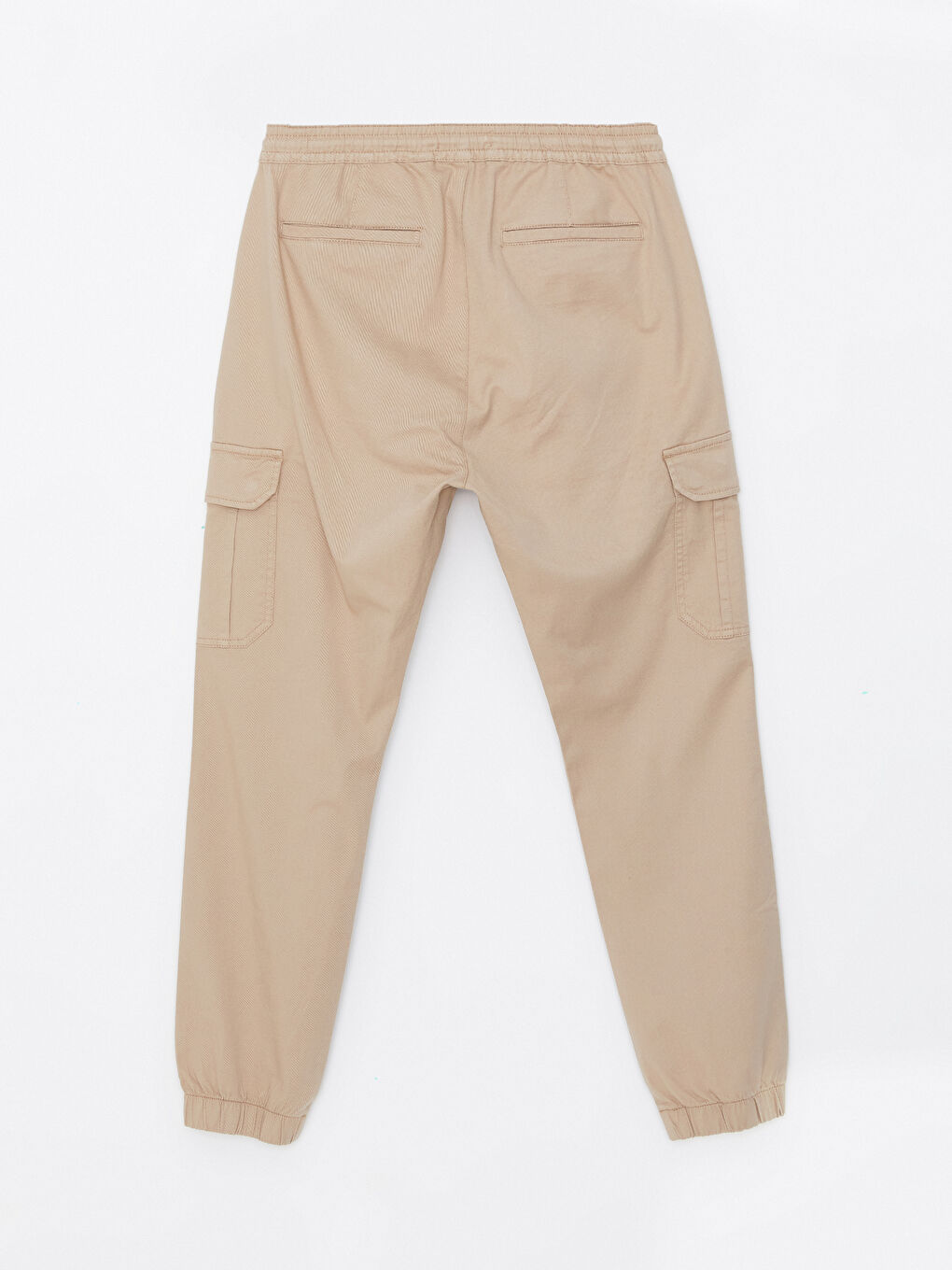Slim Fit Twill Men's Jogger Trousers-5