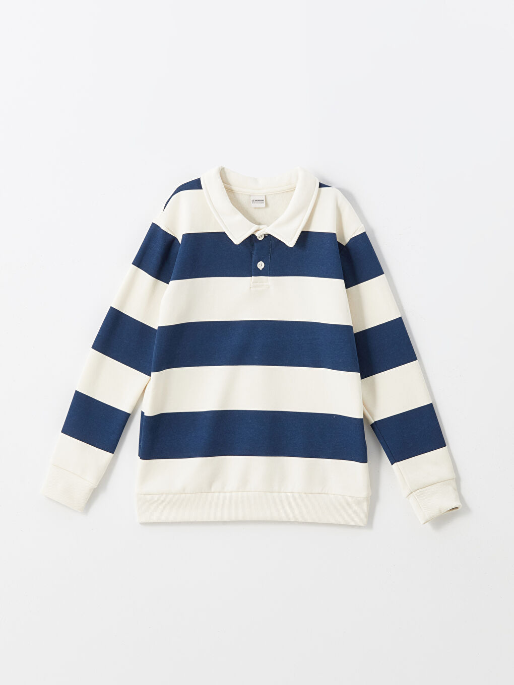 Polo Neck Boys' Sweatshirt and Sweatpants-1