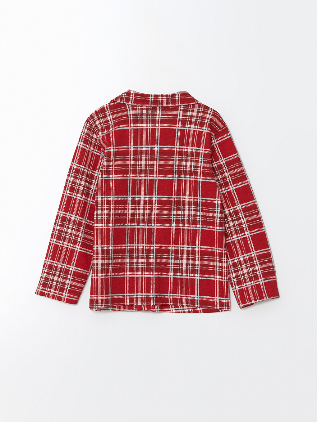 Ekru Uzun Kollu Kız Bebek Pijama Üst-1