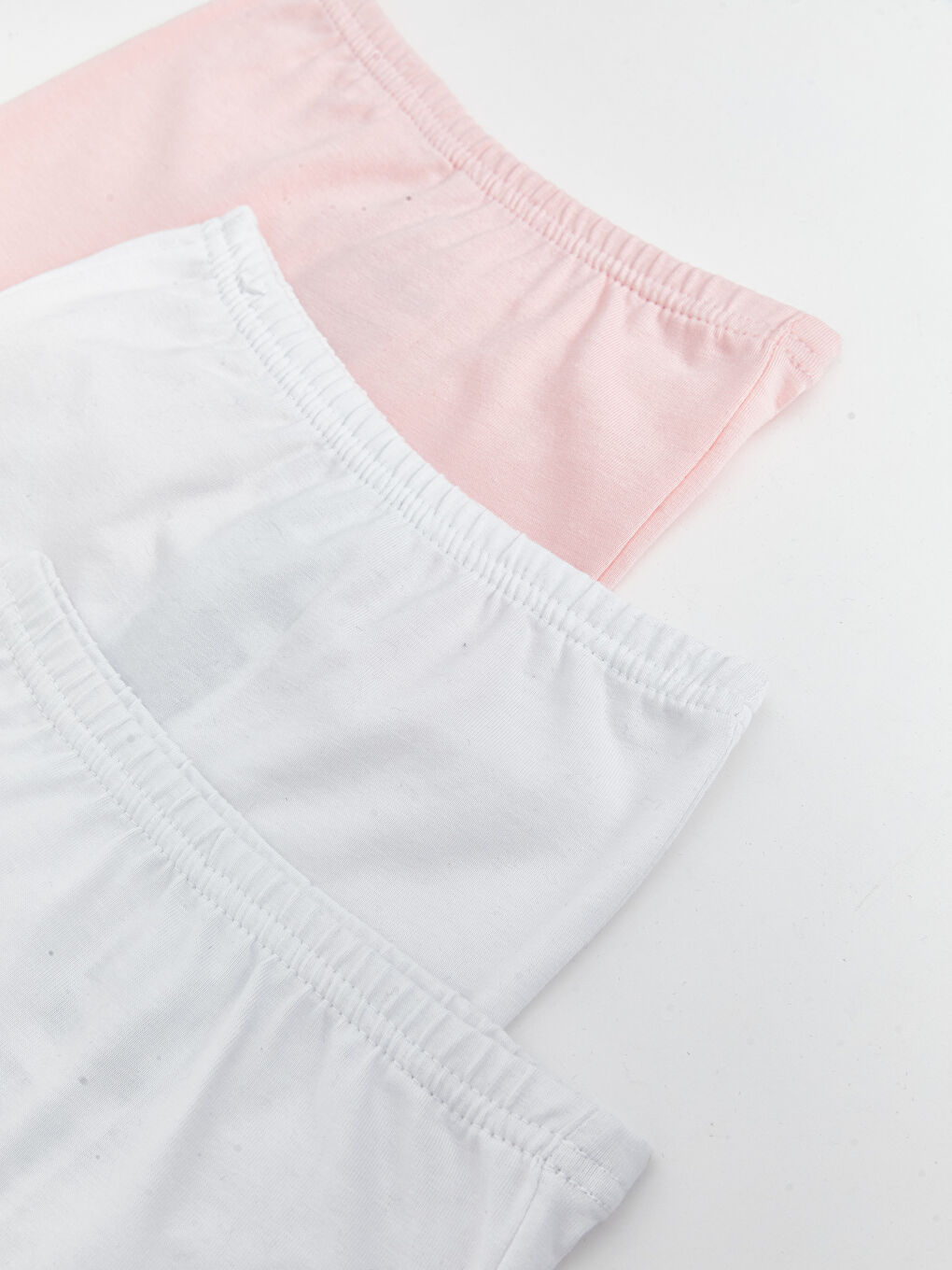 خصر مطاطي سراويل بوكسر للبنات الرضع - ٣ قطع-2