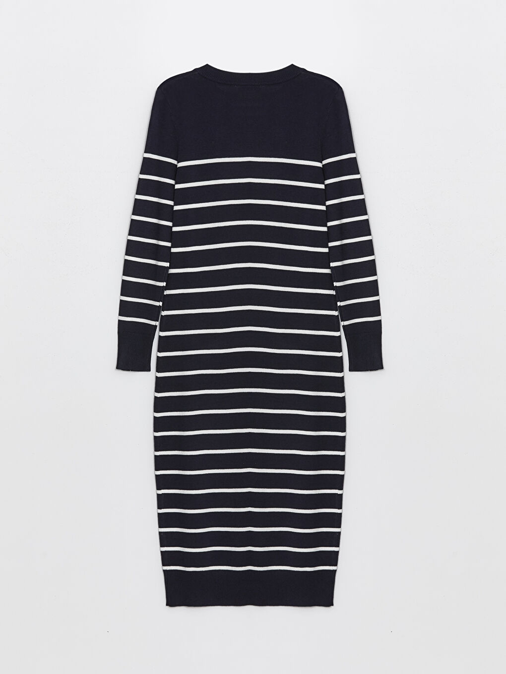 LCW Vision Rundhalsausschnitt Gestreiftes Strickkleid für Damen -W4H692Z8-LGS