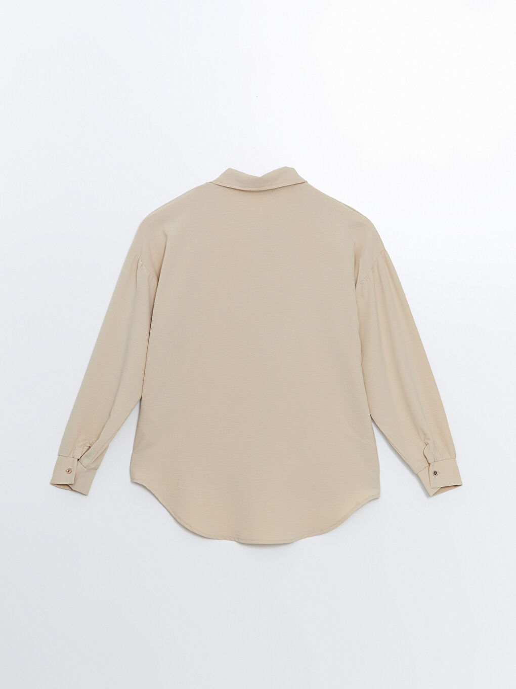 Plain Long Sleeve Women's Shirt-6