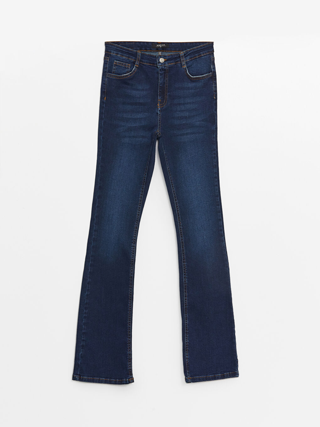 LCW ECO Koyu Rodeo Jüpiter Süper Skinny Fit Kadın Jean Pantolon - 4